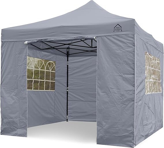 all seasons carpa 3x3 plegable con paredes gris