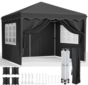 gazebo 3x3 plegable oxford con paredes