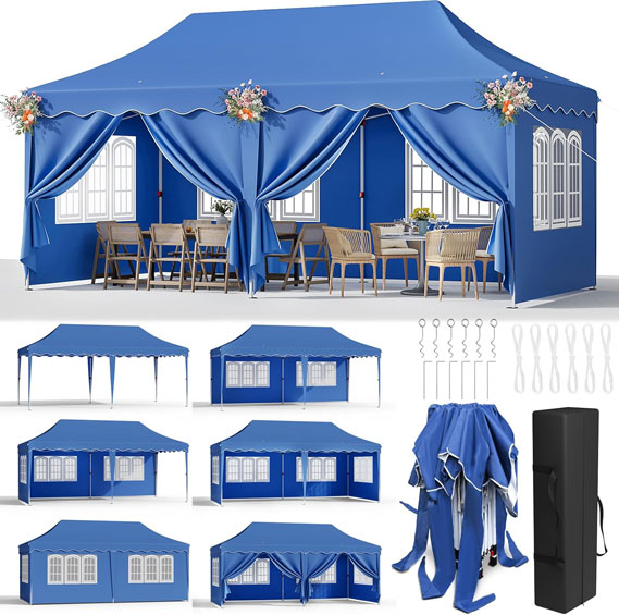liferun carpa plegable 3x6 azul